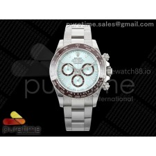 VS공장 롤렉스 데이토나 아이스다이얼 브레이슬릿 텅스텐 Daytona 126506 VSF 1:1 Best Edition 904L Steel Ice Blue Dial on SS Braclet VS4131 V2 (Weighted)