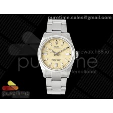 KR공장 롤렉스 오이스터퍼페츄얼 36 크림다이얼 브레이슬릿 Oyster Perpetual 126000 36mm KRF 1:1 Best Edition 904L Steel 2025 Cream Dial VR3230