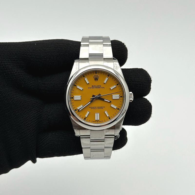 국내배송!! VS공장 롤렉스 오이스터퍼페츄얼 41 옐로우다이얼 브레이슬릿 (고유번호 S07)