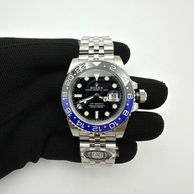 국내배송!! CLEAN공장 롤렉스 GMT마스터2 파워에이드 스틸 블랙다이얼 블루앤블랙베젤 쥬빌레브레이슬릿 DD3285 (고유번호 C4)