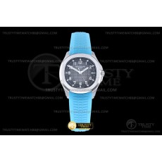 DD공장 파텍필립 아쿠아넛 5167 그레이다이얼 블루러버스트랩 Aquanaut Ref.5167 Blue SS/RU Grey/Num DDF DD330