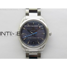 [2025.12UP] N1공장 오메가 씨마스터 아쿠아테라 150m 블루다이얼 블루핸즈 브레이슬릿 Aqua Terra 150M Master Chronometers N1F Best Edition Blue Dial Blue Second Hand on SS Bracelet A8900