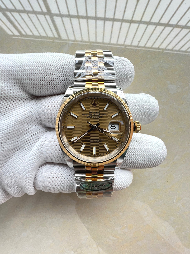 국내배송!! Clean공장 롤렉스 데이저스트 41 옐로우콤비 샴페인플루티드다이얼 플루티드베젤 쥬빌레브레이슬릿 (고유번호 wc22)