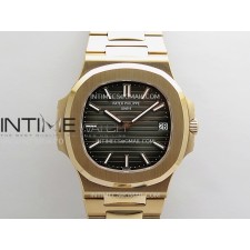 [26.01 UP] DD공장 파텍필립 노틸러스 5711 로즈골드금통 그레이다이얼 브레이슬릿 텅스텐 Nautilus 5711 Gain Weight DDF 1:1 Best Edition Gray Textured Dial On RG Bracelet Super Clone DD324