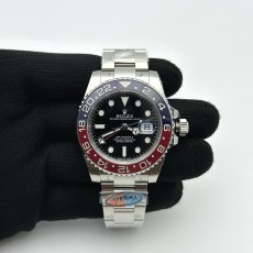 CLEAN공장 롤렉스 GMT마스터2 펩시 스틸 블랙다이얼 레드앤블루베젤 오이스터브레이슬릿 클린공장 Clean GMT-Master II 126710 BLRO Blue/Red Ceramic Clean Factory Best Edition on Oyster Bracelet DD3285 CHS