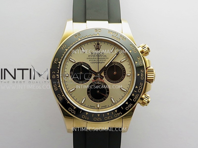 CLEAN공장 롤렉스 데이토나 로즈골드금통 로즈골드다이얼 블랙서브다이얼 러버스트랩 텅스텐 Daytona 126515 Gain Weight Clean Plus 1:1 Best Edition RG Dial Black Subdial Stick Marker On Oysterflex Rubber Strap DD4131 클린플러스