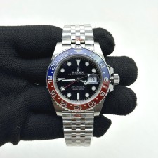 국내배송!! VS공장 롤렉스 GMT마스터2 펩시 스틸 레드블루베젤 쥬빌레브레이슬릿 3285 v1 (고유번호 0S173)